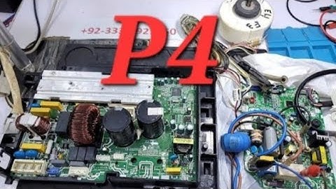 PEL Dawlance Dc inverter ac P4 error code Ac pcb Repairing
