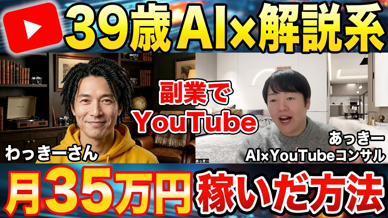 AI Side Hustle] How a 39-year-old used AI to earn 350,000 yen a