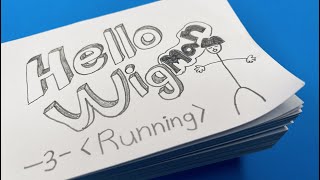 Running - Flipbook  | HelloWigMan