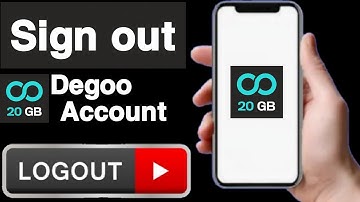 How to sign out degoo account||Sign out degoo account||Degoo account logout||Unique tech 55