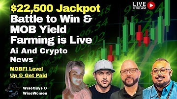 Latest Crypto & Ai News - Battle to Win $22,500 Jackpot - MOB Yield Farming is Live