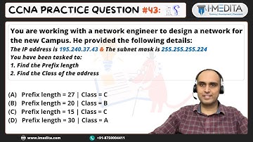 #43 - CCNA Practice Questions & Answers | CCNA Exam Questions in Hindi
