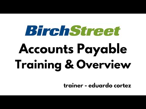 Birchstreet A/P Training