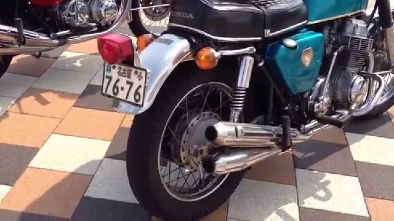 Honda Cb750k0 砂型無番マフラーサウンド Youtube