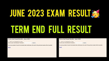 Ignou June 2023 term end result| Exam  Result New Update information👈