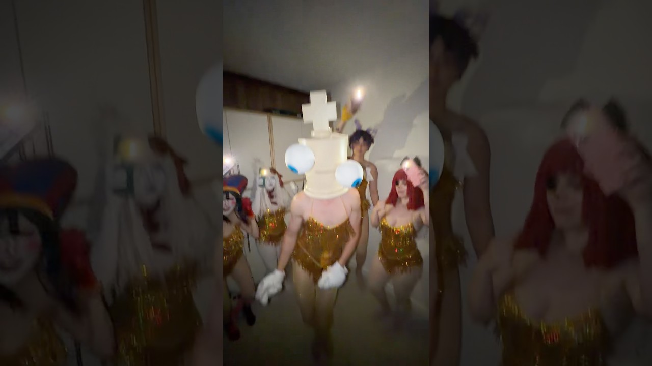 TADC GOLD OUTFIT PARTY #theamazingdigitalcircus #tadc #cosplay #digitalcircus #glitchproductions