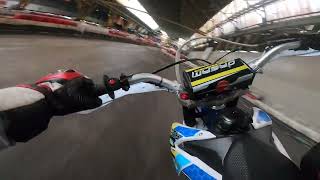 POV Pitbike Training Session with | Ride2Slide | Kartbahn Bous 2024 #1