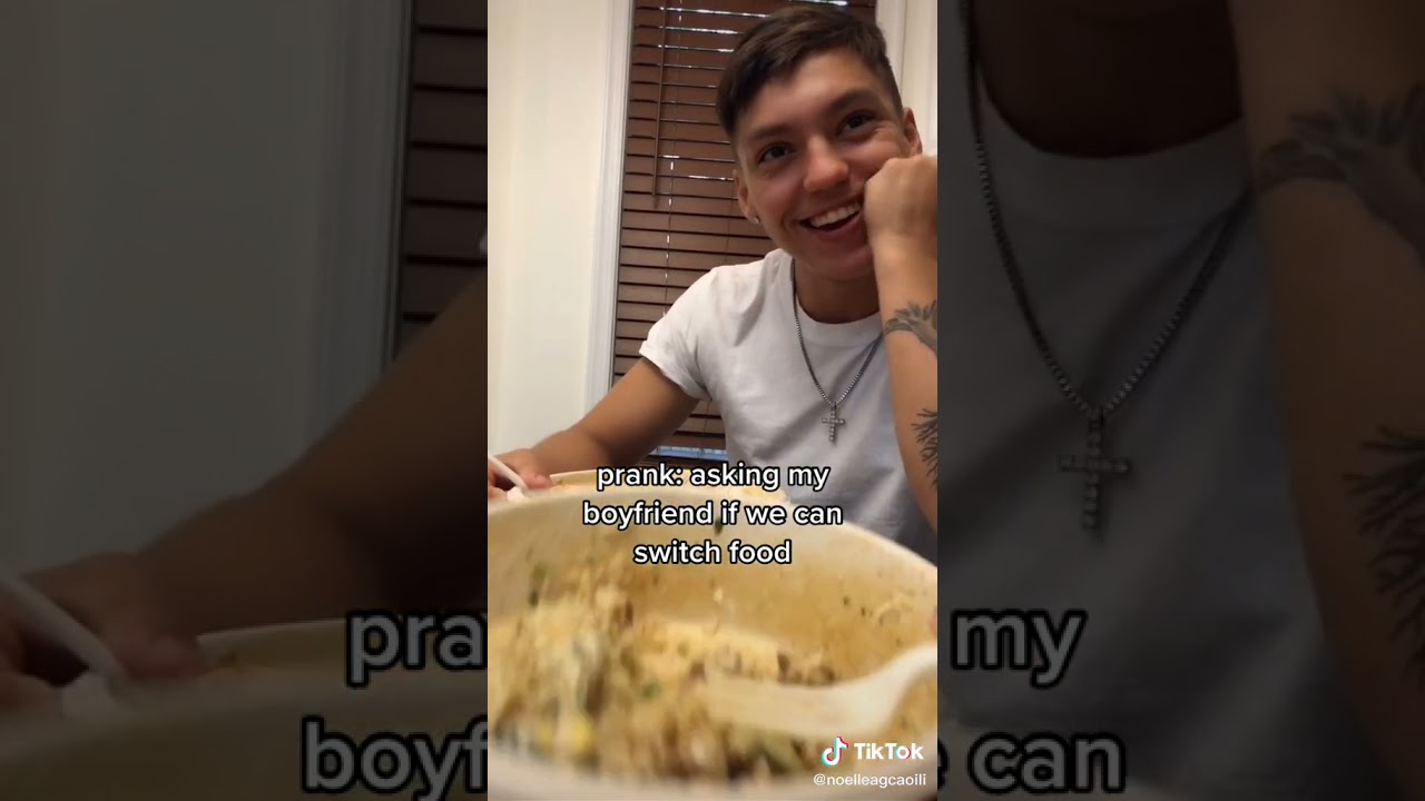 Asking My Bf If We Can Switch Food Prank TikTok: noelleagcaoili