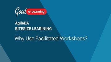 AgileBA: Why Use Facilitated Workshops? (Agile Business Analyst)