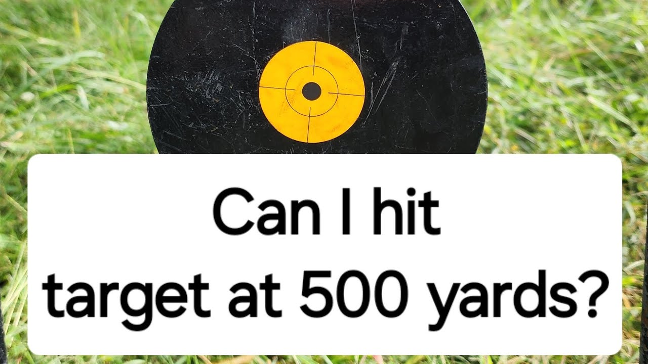 Can I hit anything at 500 yards? - YouTube