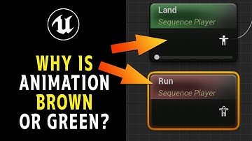 Why AnimBP Animation Sequence is Brown/Green? Additive Animation Sequences UE5.1 Unreal Engine