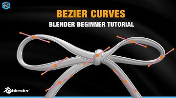 Blender Bezier Curve Tutorial for Beginners | Creating a Basic Drawstring | shift 4 cube