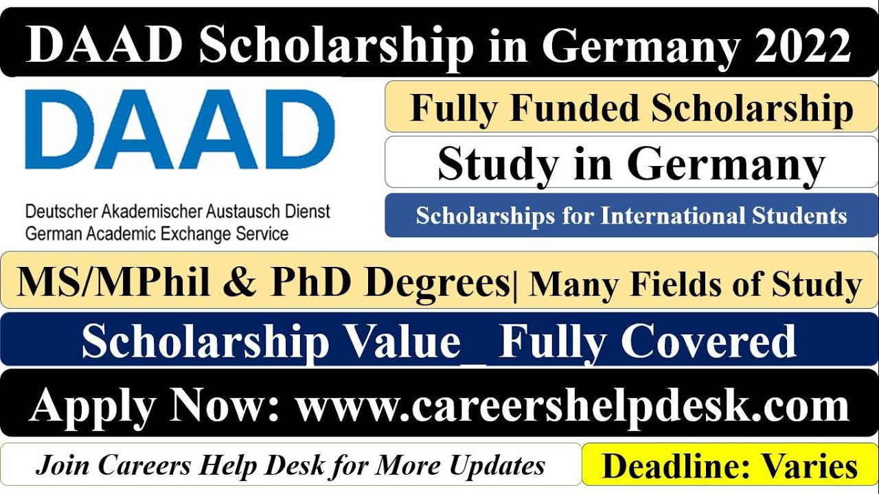 germany phd scholarship 2022