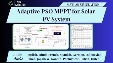 MATLAB Simulation of Adaptive PSO MPPT for Solar PV System | Adaptive PSO MPPT for Solar PV System