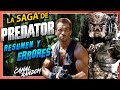 La SAGA de PREDATOR Resumen y ERRORES de Películas