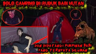 SOLO CAMPING SI CANTIK ISMA TIDUR DI ENDUS BABI HUTAN