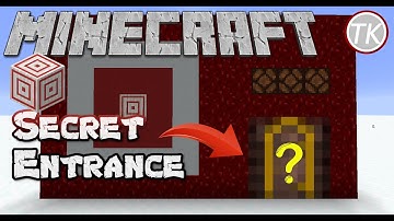 Make a Secret Entrance Using New Redstone Target Block! Minecraft 1.16 Snapshot 20w09a