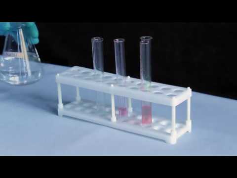 Лабораторный опыт 5 "Испытания водных растворов кислот и щелочей индикаторами"