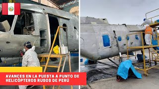 Avances en la puesta a punto de helicópteros rusos del Perú #peru