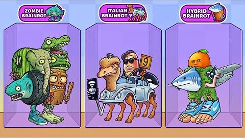 BRAINROT: MERGE FELLAS ×6 Compilation ×6 | Suika Game Gameplay Walkthrough - Reaching Max Level!