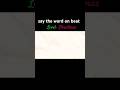 say the word on beat christmas #challenge #shorts #sayonbeat #onbeat