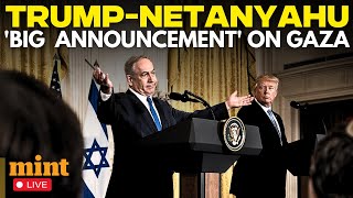 LIVE: Trump-Netanyahu Press Conference | BIG ANNOUNCEMENT On Gaza | Israel | Hamas | Palestine | US