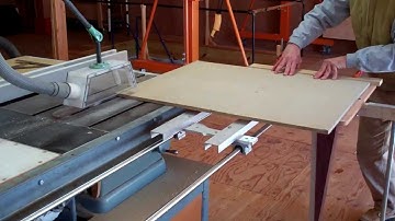 The Sliding Table Saw