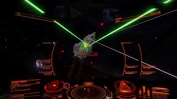 Elite Dangerous - Interdicting an Elite NPC Python