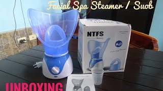 Facial Spa Steamer Pwede Ding Suob Unboxing 