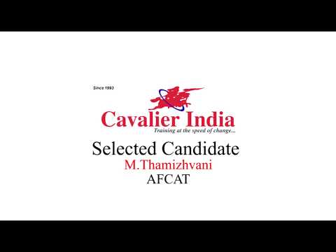 Selected Candidate Thamizhvani (AFCAT)