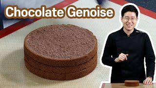 Foolproof Chocolate Genoise Recipe | Secrets, tips & tricks | Pastry 101