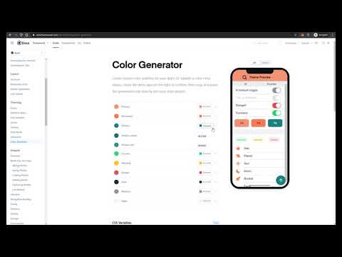 #20. Appery.io Ionic 4 Custom Color Theme and Dark Mode