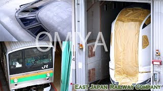 【特急車両の保養】185系 651系 E259系 が集まる大宮総合車両センター ちょこっとSL C11 C12 D51 宇都宮線205系600番台Y12など