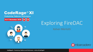 Exploring FireDAC (C++Builder) with Kelver Merlotti - CodeRage XI