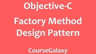 Factory Method Design Pattern In Objective-C