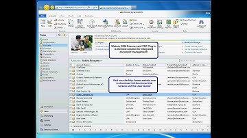 CRM Document Management - Websio Scanner and PDF Plug-in for Microsoft Dynamics CRM 2011