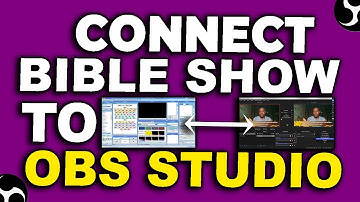 How To Link Bible Show 5 To OBS Studio | Display Bible On OBS