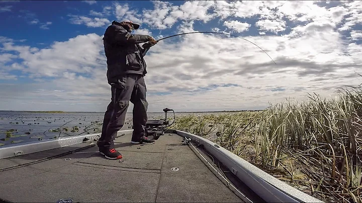 Bradley Hallman punches up 25 pounds on Lake Okeec...