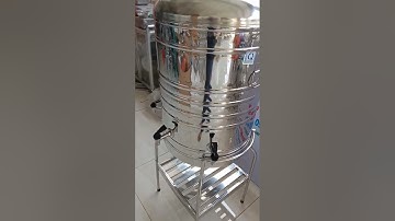 ComBo Bình Đựng Nước Đá 2 Lớp Giữ Nhiệt 3 Vòi Dung Tích Chứa Khoảng80L INOX Cao Cấp SUS304+Chân Bình