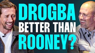 Was Drogba Better Than Wayne Rooney? | Peter Crouch & Joel Cole Rank ALL TIME Strikers Tier List