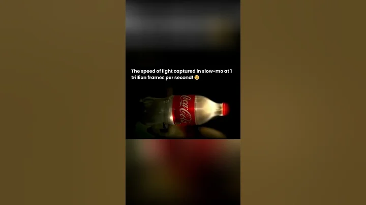 The speed of light captured in slow-mo at 1 trillion frames per second! #shorts