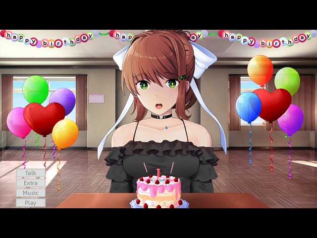 Celebrating Monika's Birthday!  Monika After Story (Birthday 2020) 