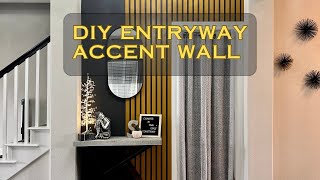 DIY Entry Way Wall Makeover | Easy DIY