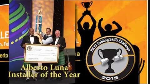 Former Cabling Icon Champ, Alberto Luna Wins 2015 BICSI Cabling Skills Challenge