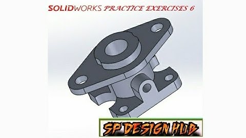 SOLIDWORKS PRACTICE EXERCISE 6 || Beginners || SOLIDWORKS TUTORIAL