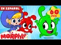 ¡Vídeo de 1 hora! | Morphle y Orphle juegan a la traes | Morphle en Español | Caricaturas para Niños