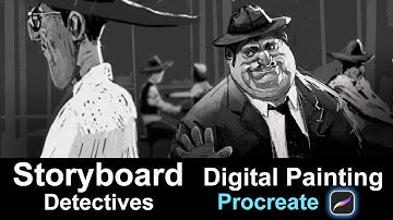 How to Storyboard / storyboarding for beginners! tutorial storyboard #procreate #storyboard