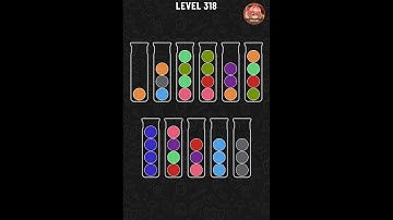 Ball sort Puzzle level 318