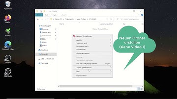 Unterordner erstellen