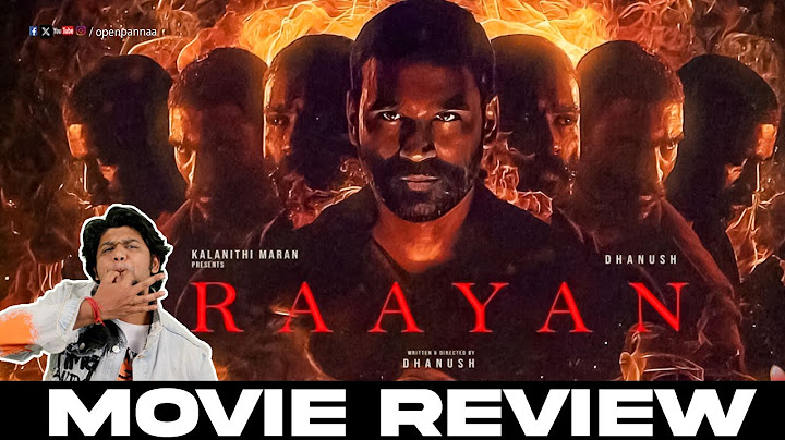 Raayan Review by Vj Abishek | Dhanush, Sj Suryah, Sundeep, Kalidas, Dushara, Aparna | AR Rahman